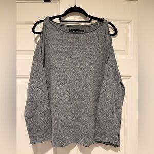 RACHEL ROY | Gray Cold-Shoulder Blouse | Size L